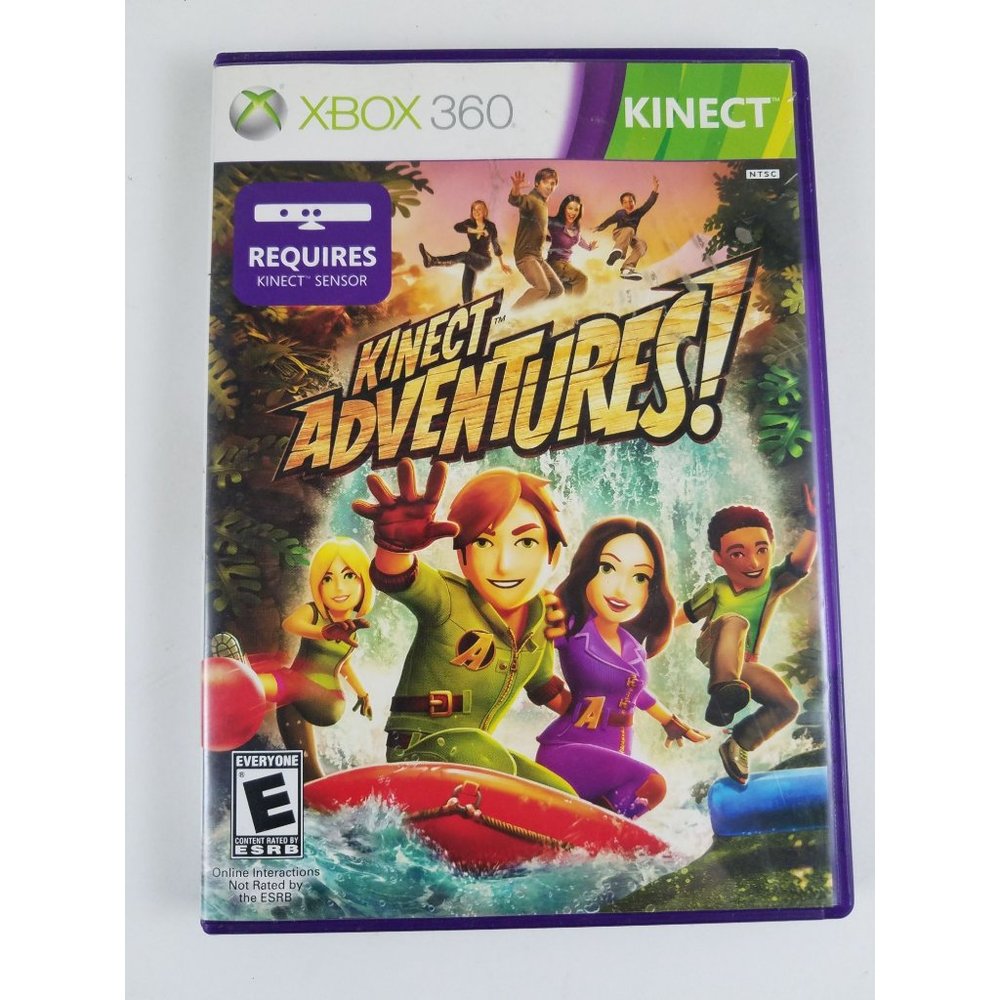 Kinect Adventures! XBox 360 Full Body Gaming No Instruction Manual XBox Live